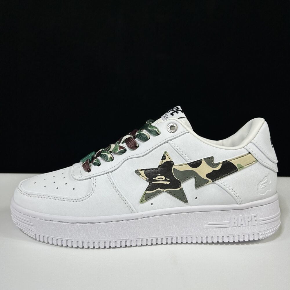 BAPE STA Low "White and Green Camo" – Image 13