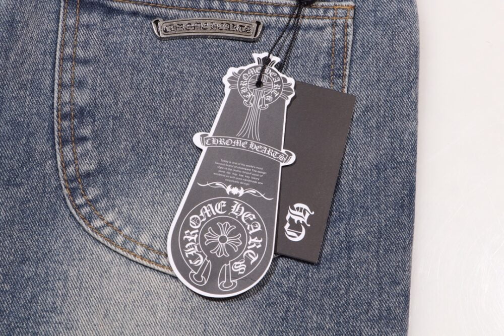 CHROME HEARTS Jeans "Grey/Black/White" – Image 5