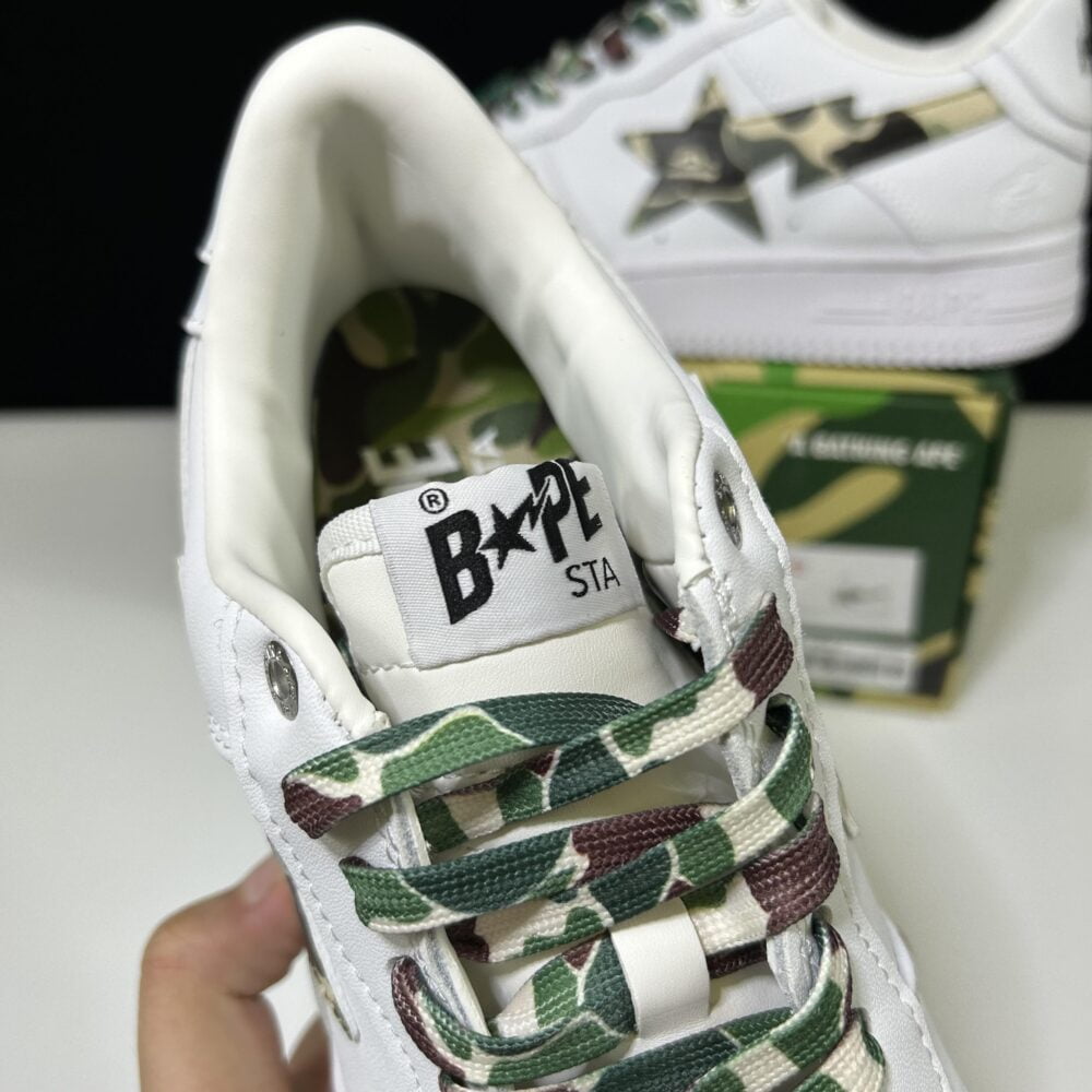 BAPE STA Low "White and Green Camo" – Image 7