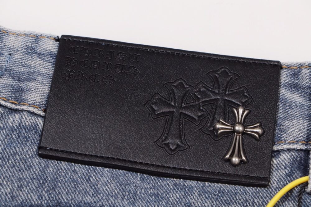 CHROME HEARTS Jeans "Grey/Black/White" – Image 9